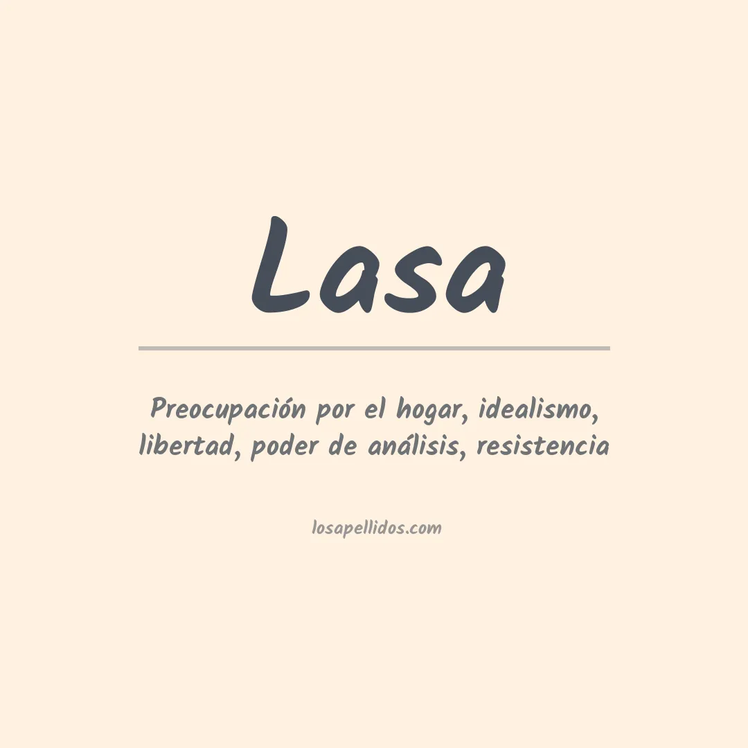 Apellido Lasa
