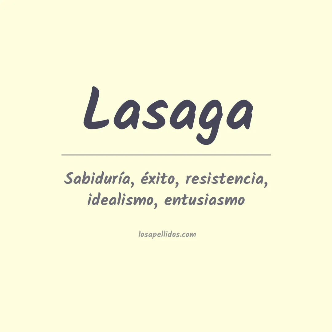 Apellido Lasaga