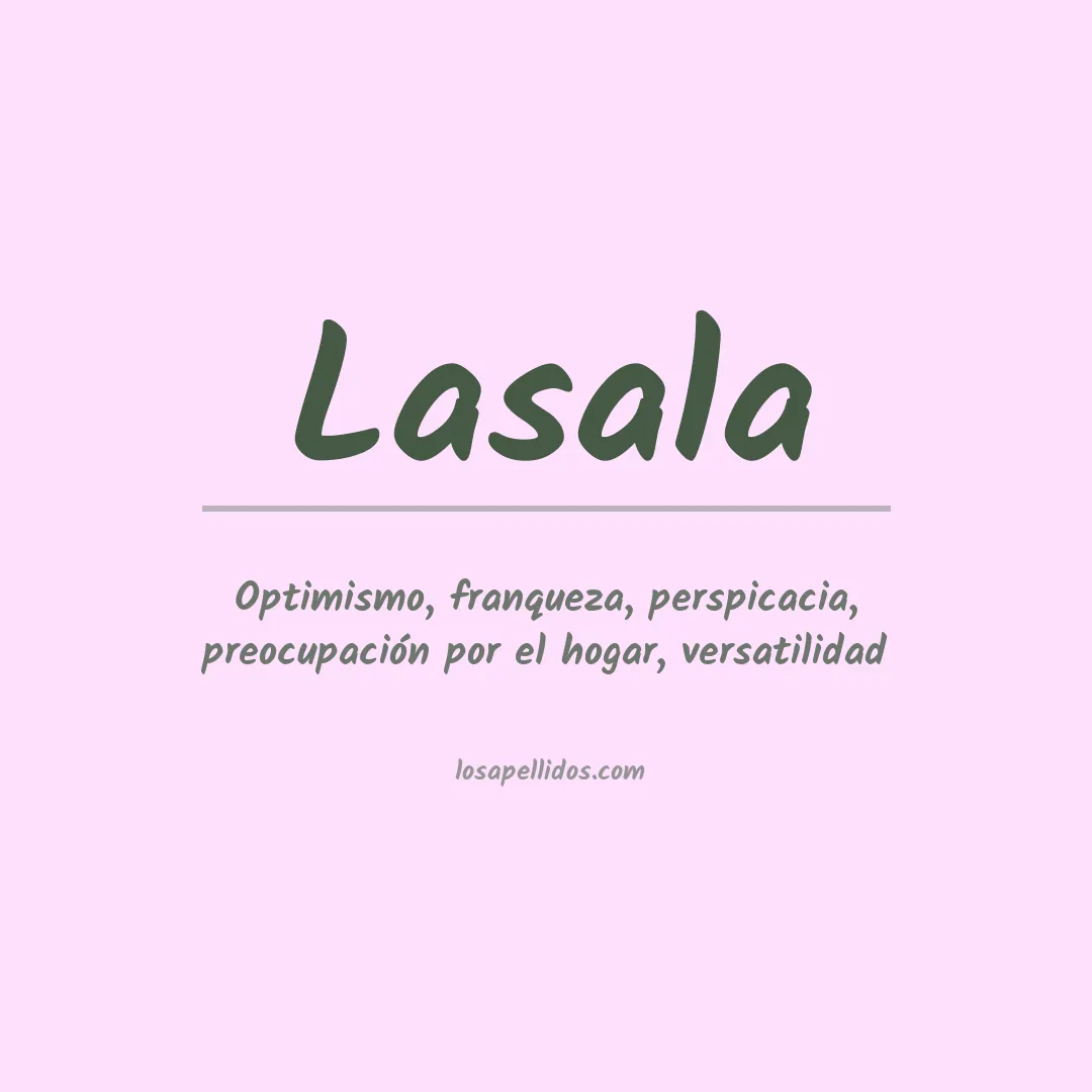Apellido Lasala