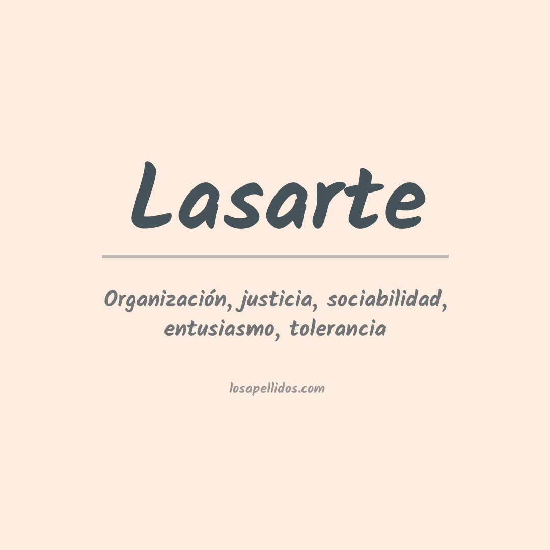 Apellido Lasarte