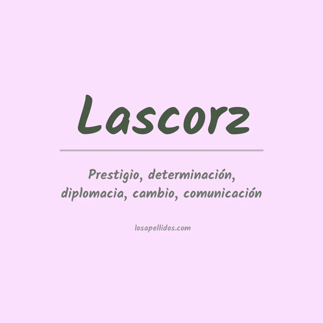 Apellido Lascorz