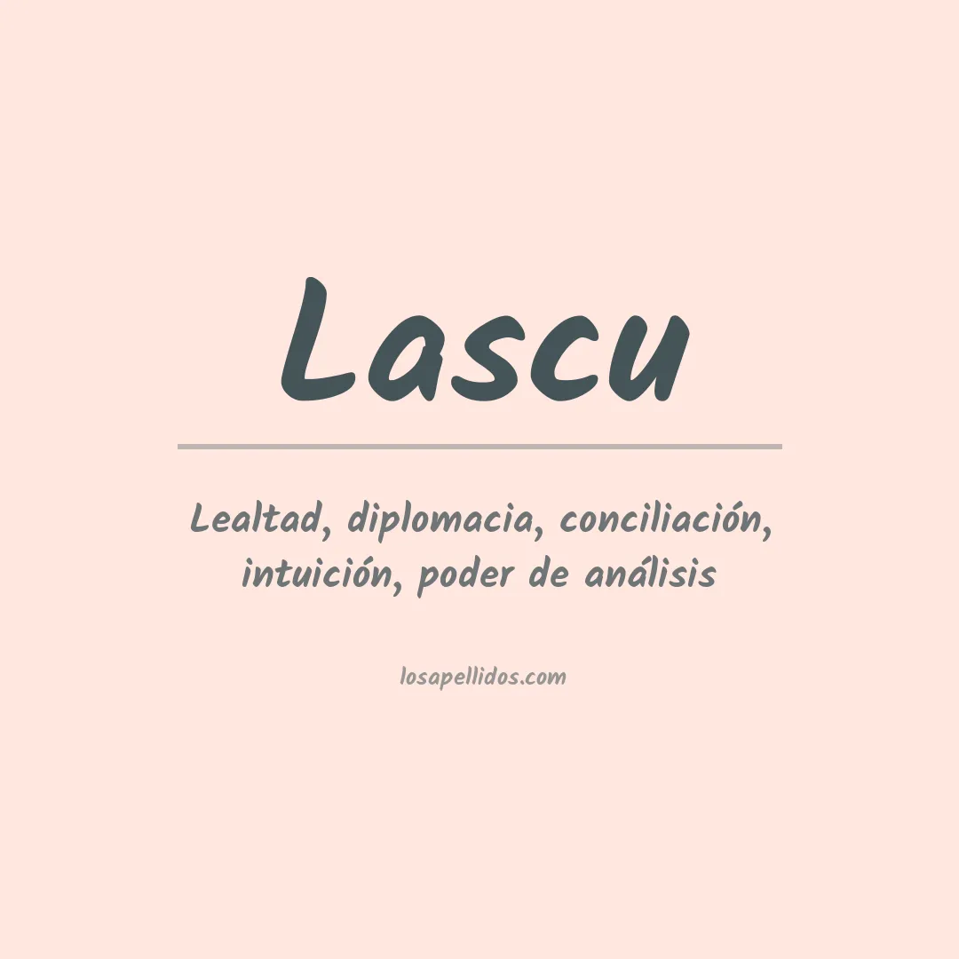 Apellido Lascu