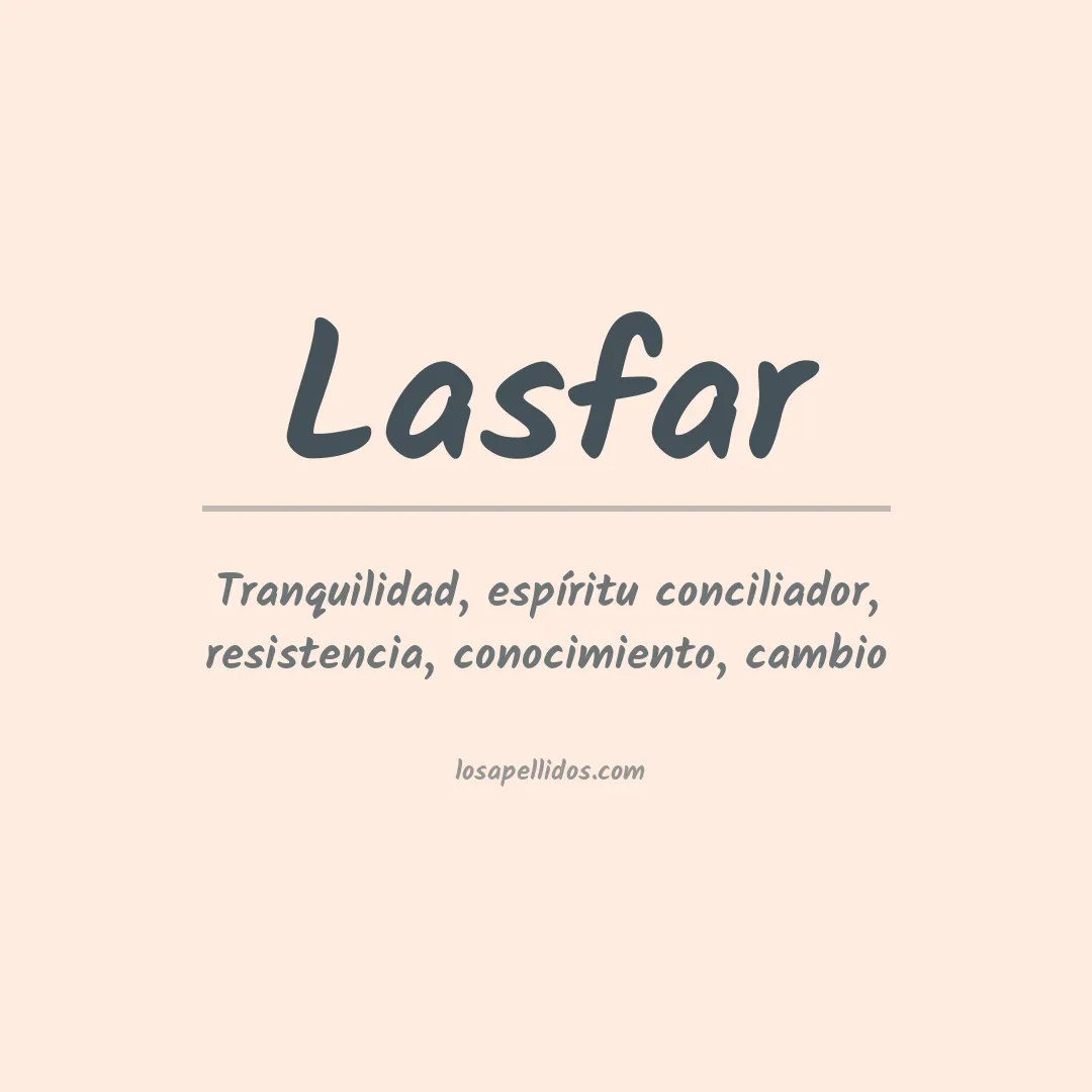 Apellido Lasfar