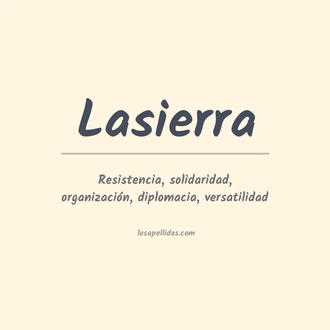 Apellido Lasierra