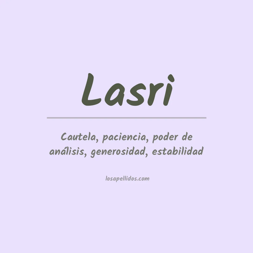 Apellido Lasri