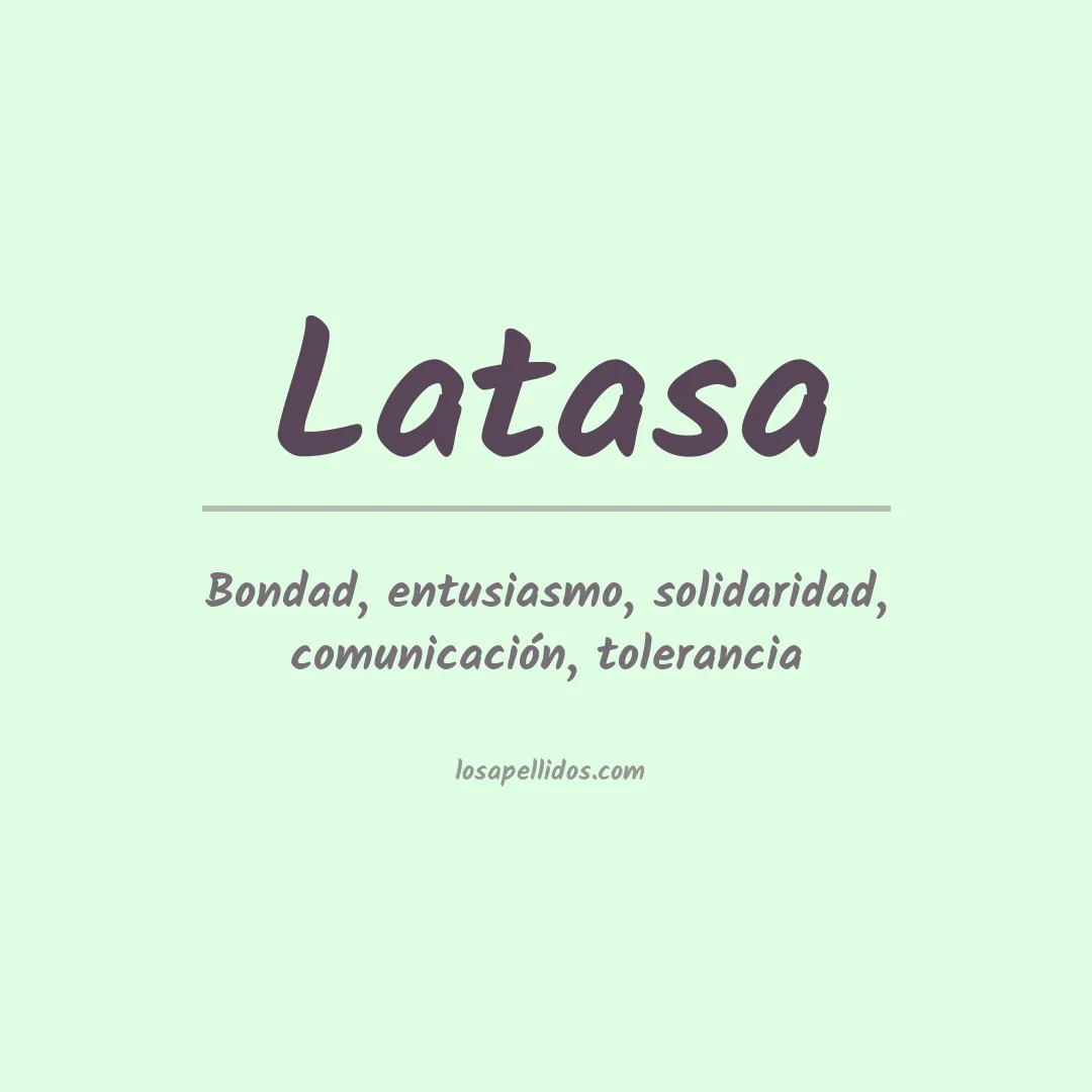 Apellido Latasa