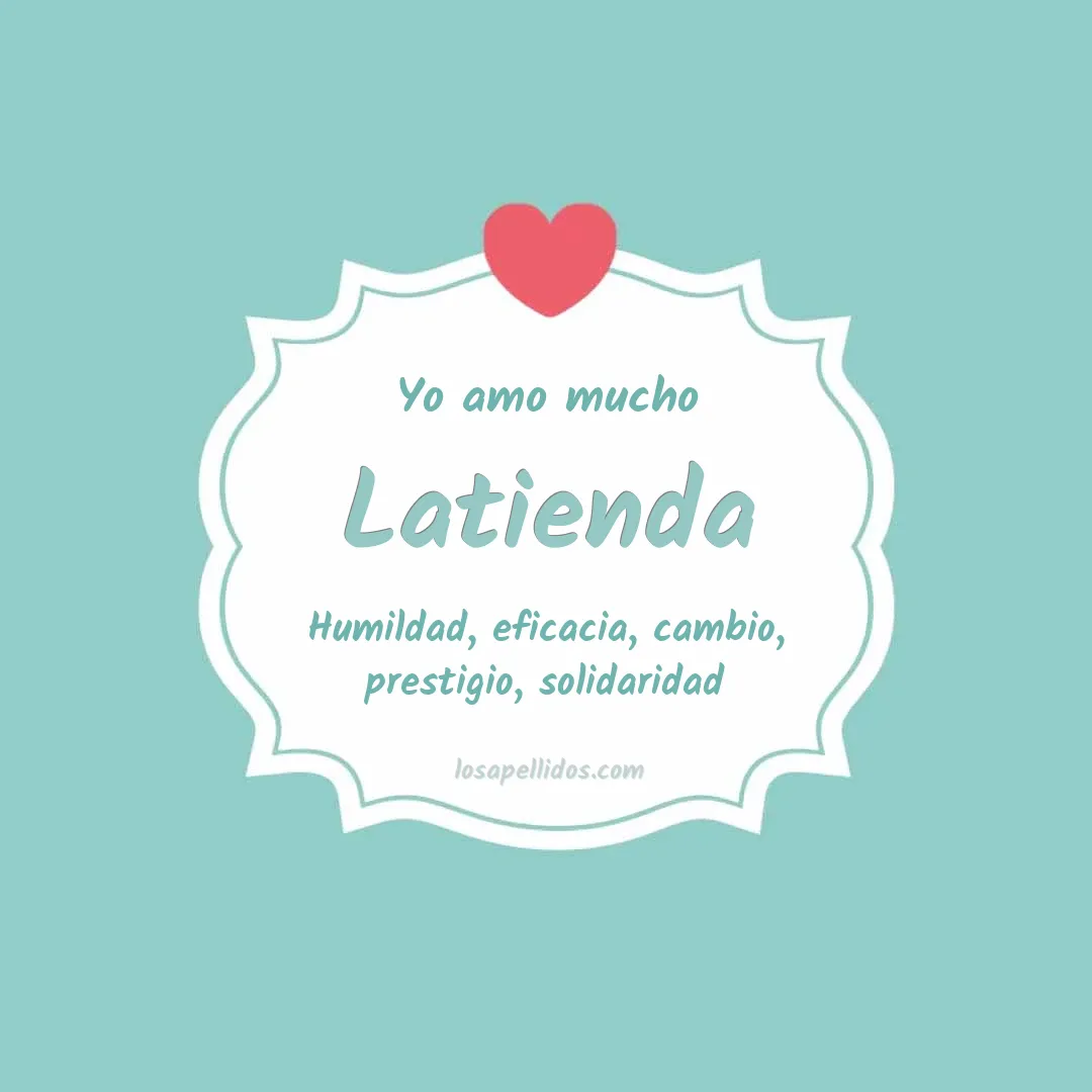 Yo amo mucho Latienda