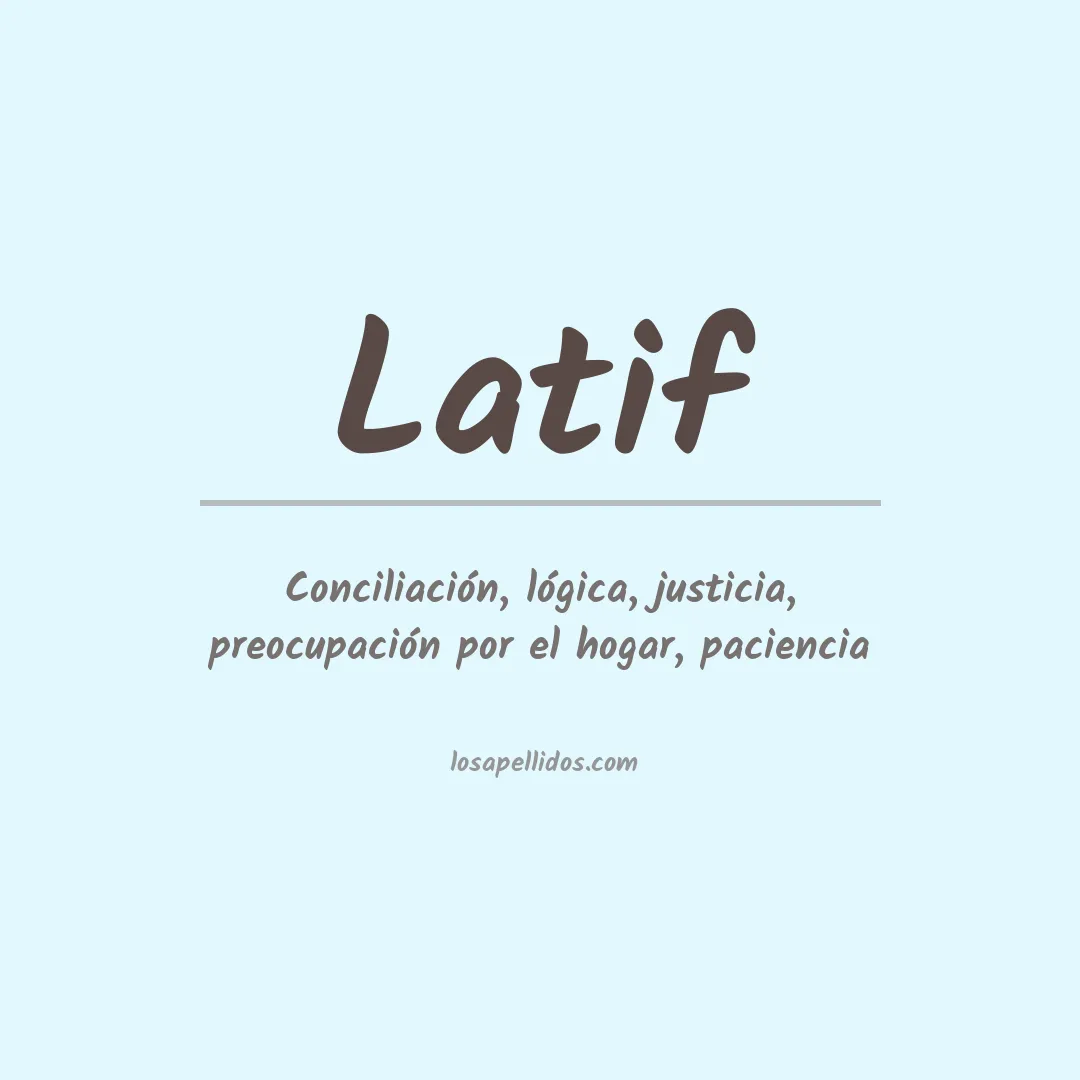 Apellido Latif