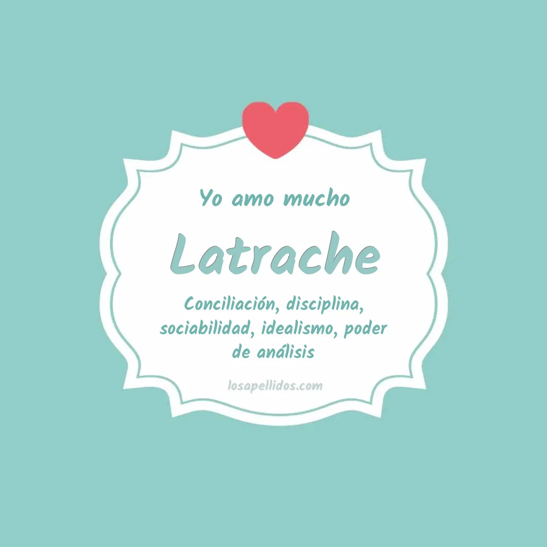 Yo amo mucho Latrache