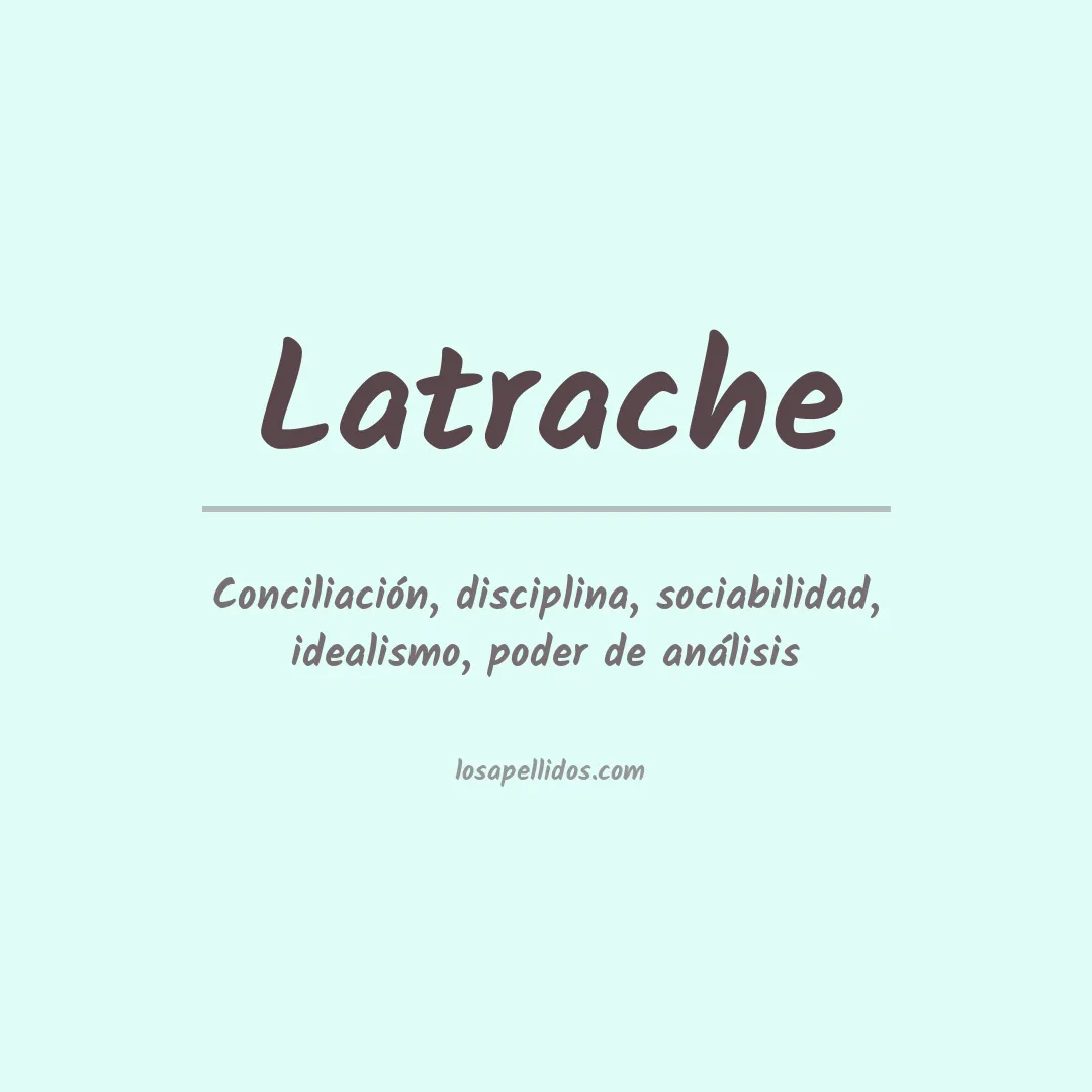 Apellido Latrache