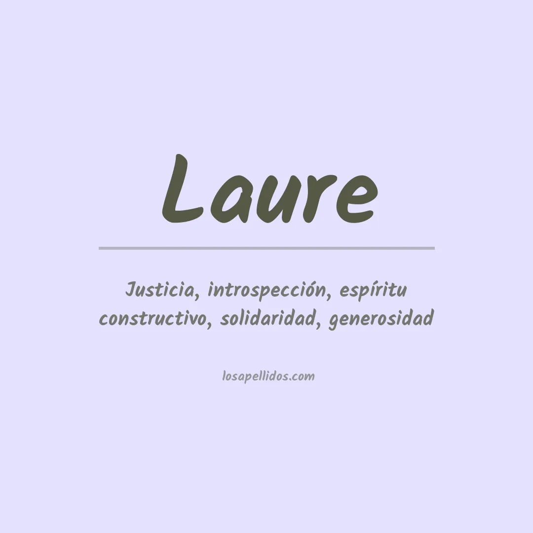 Apellido Laure