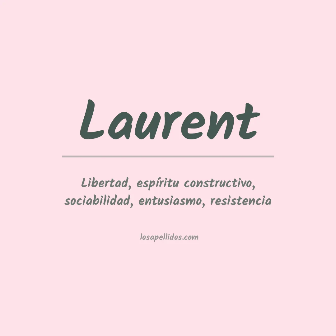 Apellido Laurent
