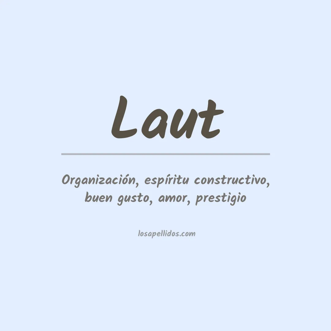 Apellido Laut