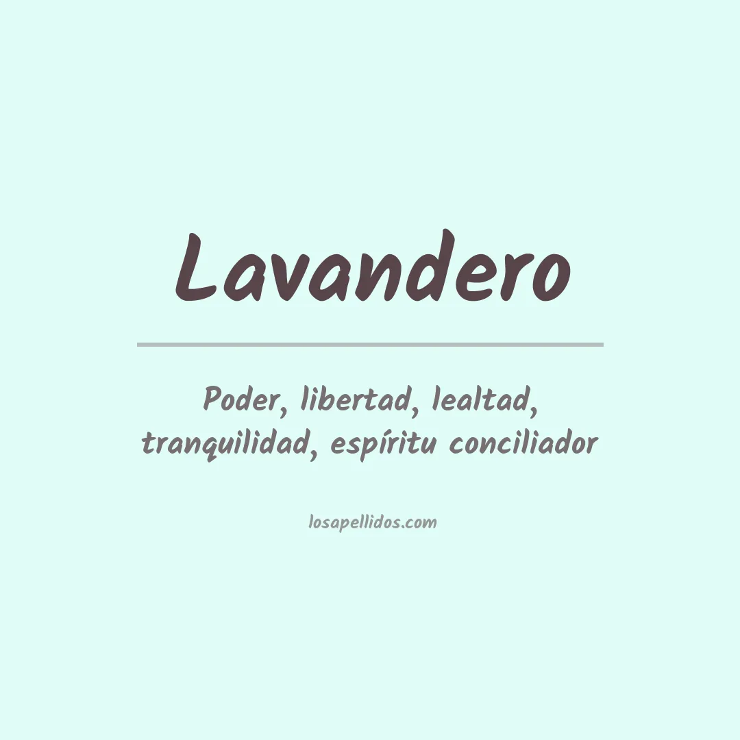 Apellido Lavandero