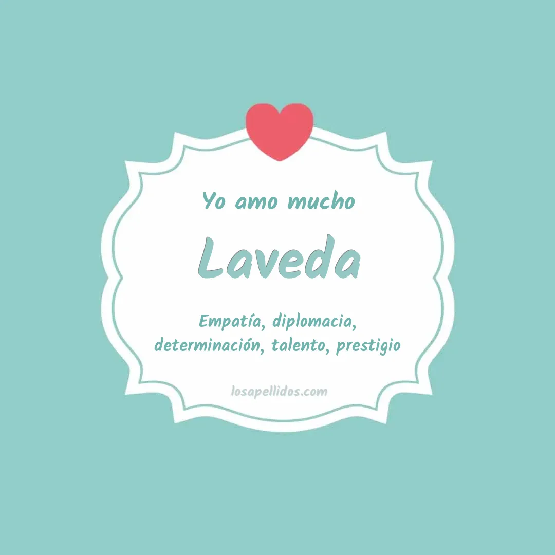 Yo amo mucho Laveda