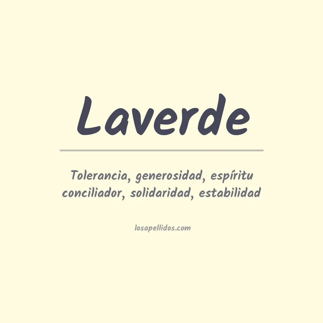Apellido Laverde