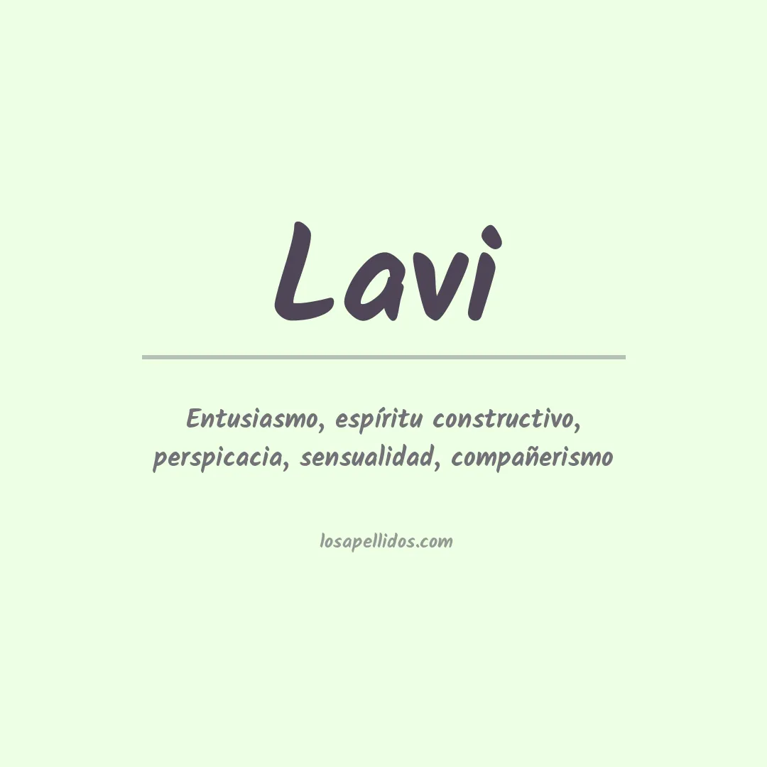 Apellido Lavi