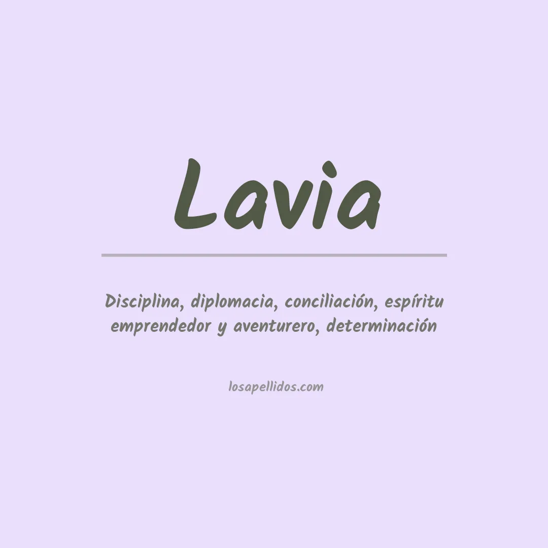 Apellido Lavia