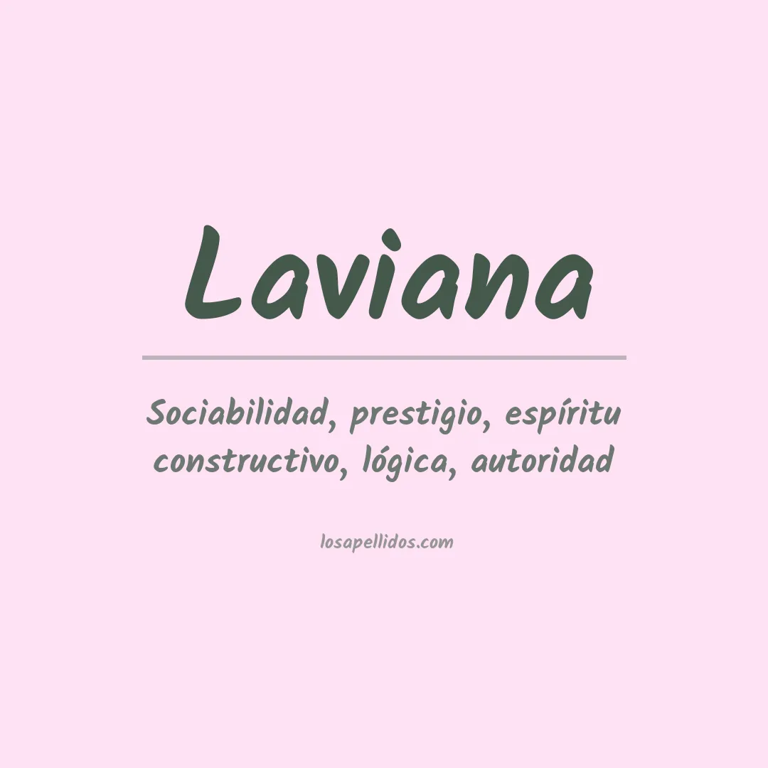 Apellido Laviana