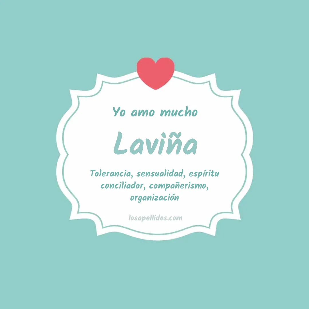 Yo amo mucho Laviña