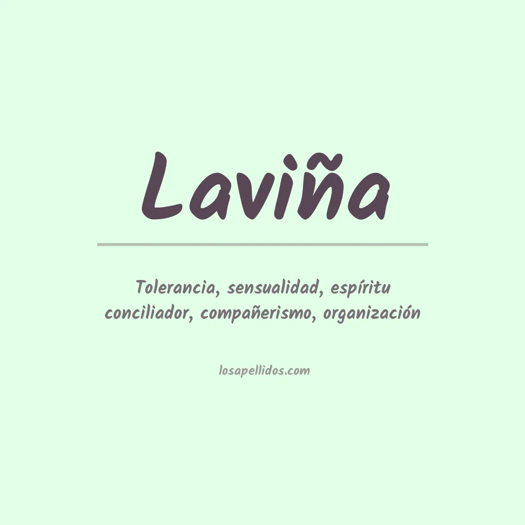 Apellido Laviña