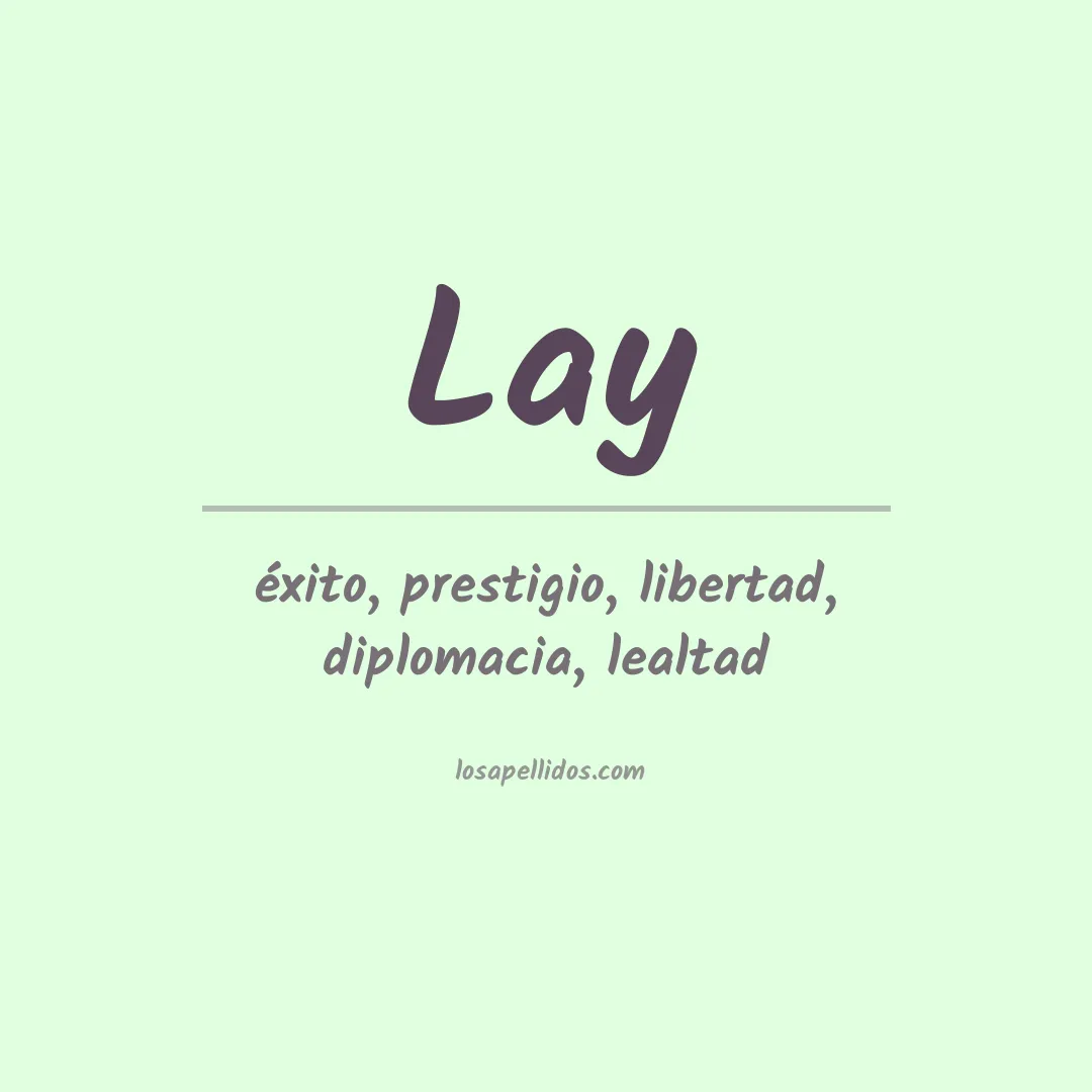 Apellido Lay