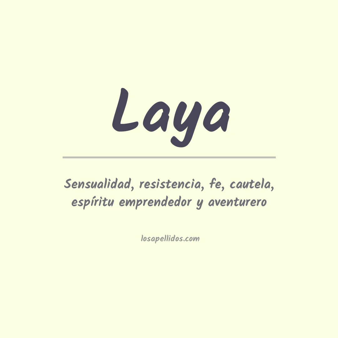 Apellido Laya