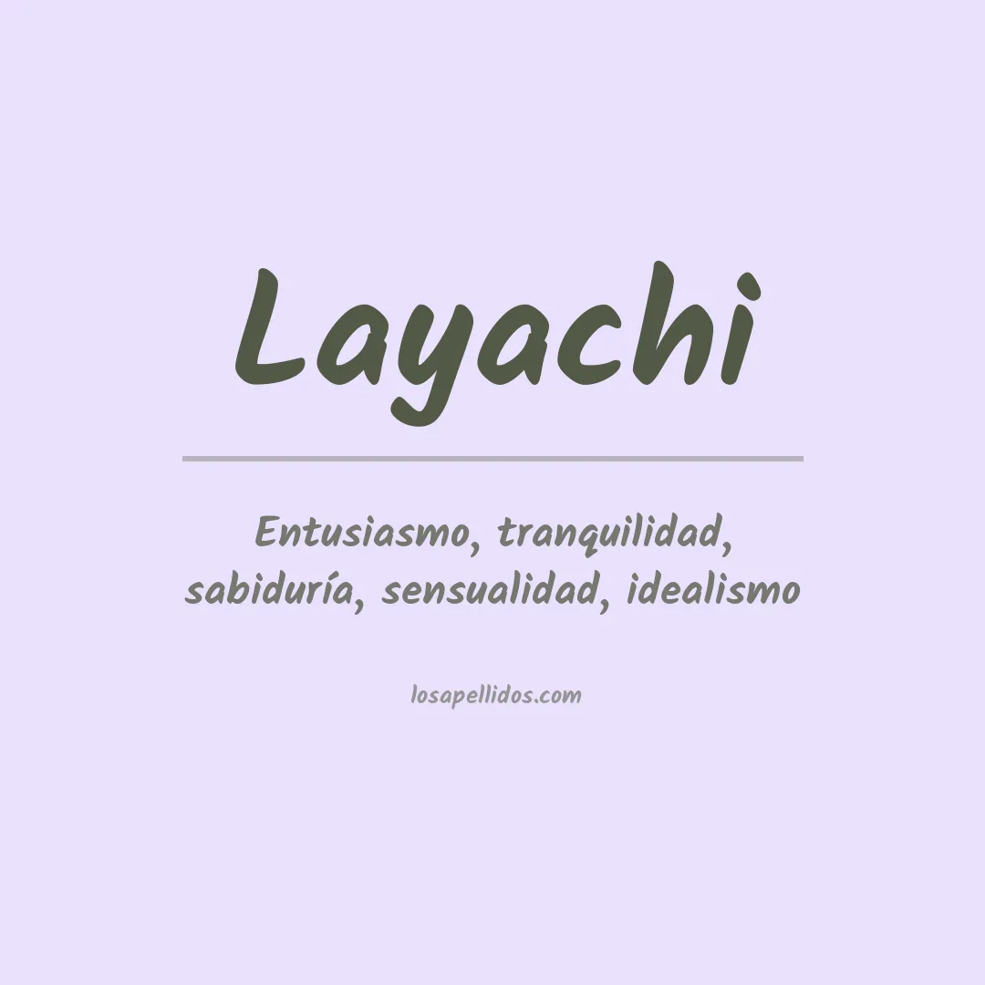 Apellido Layachi