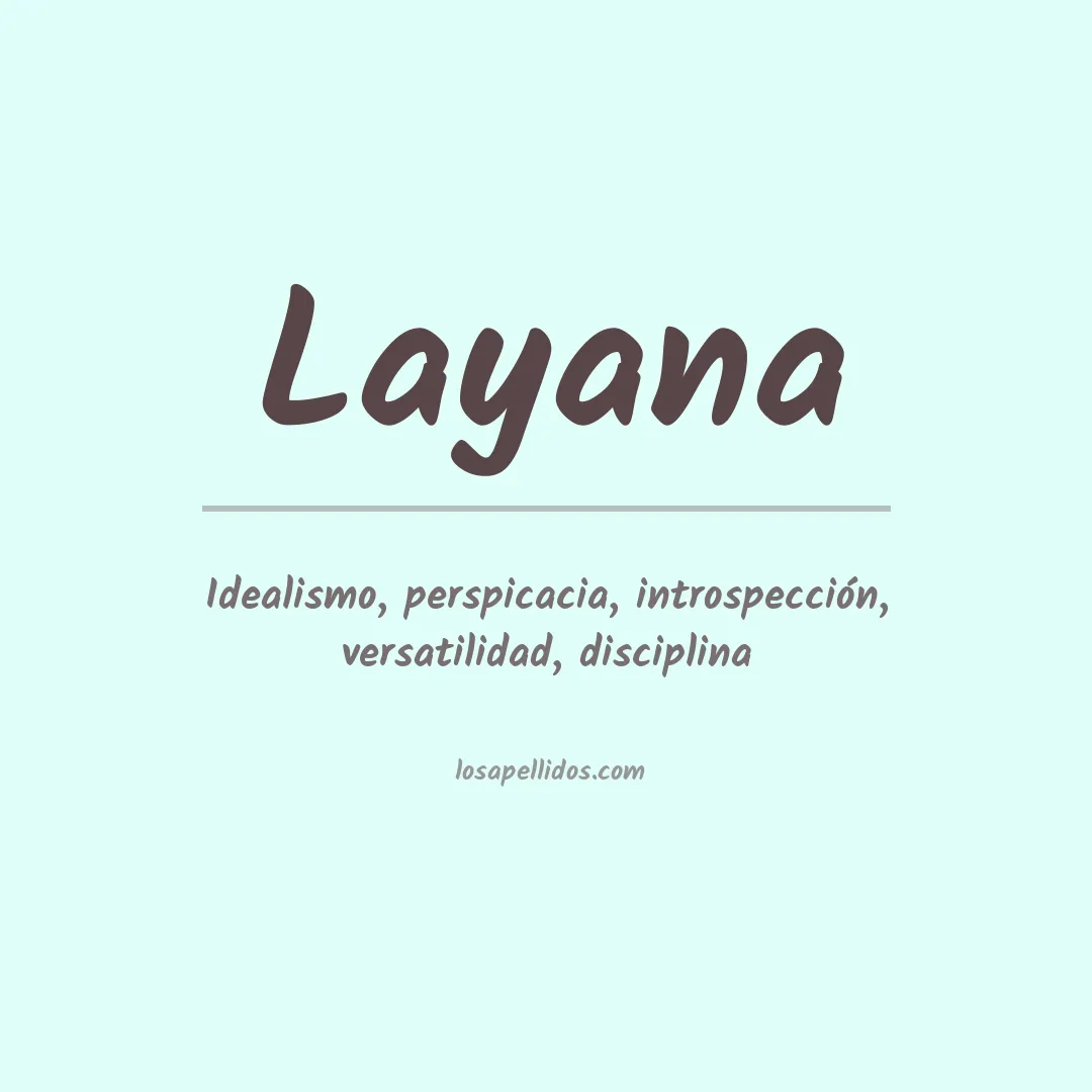 Apellido Layana