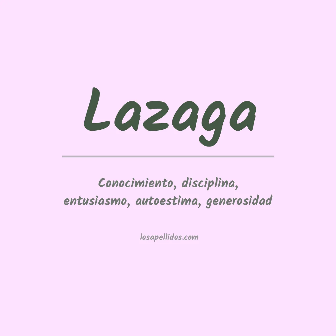 Apellido Lazaga