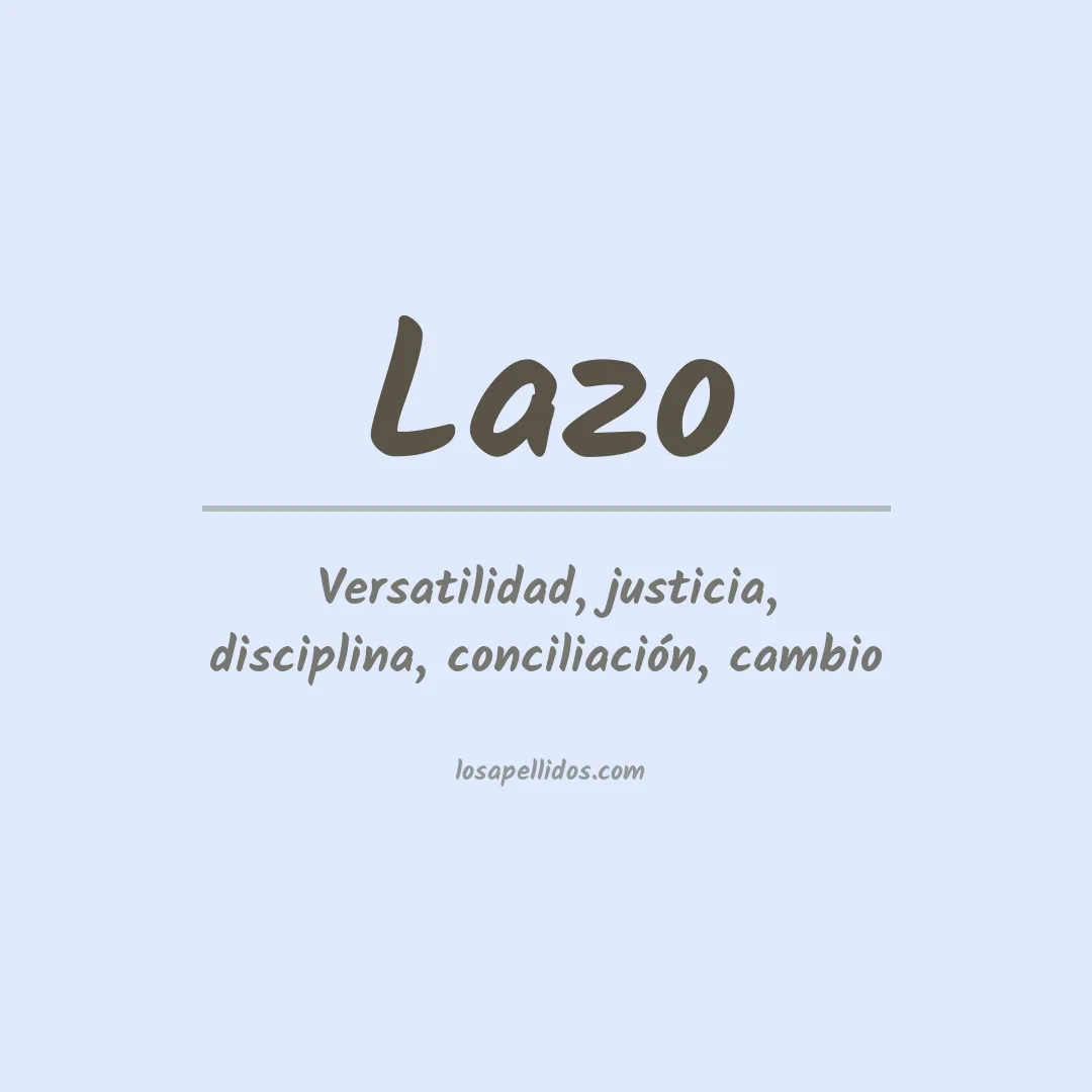 Apellido Lazo