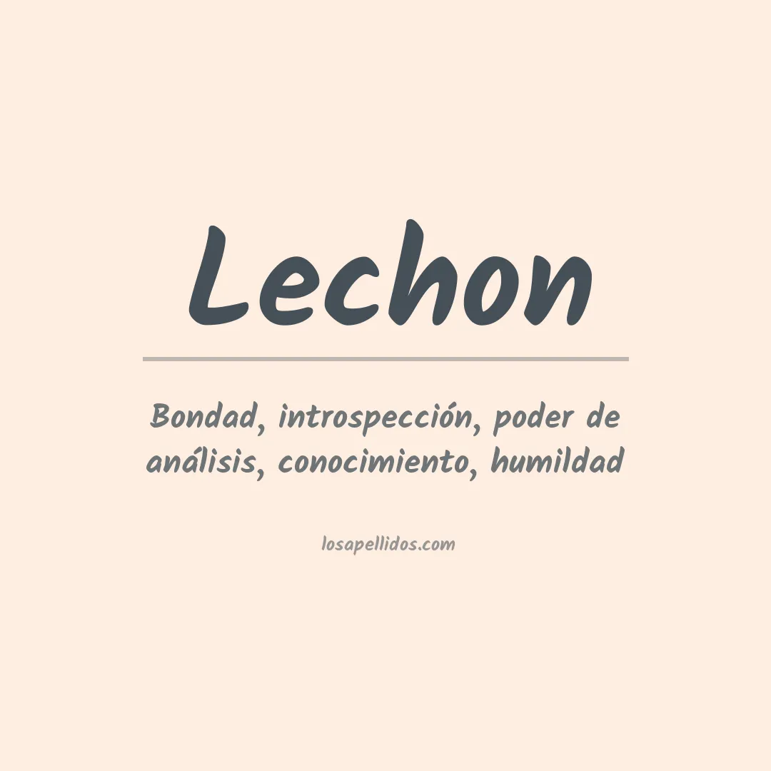 Apellido Lechon