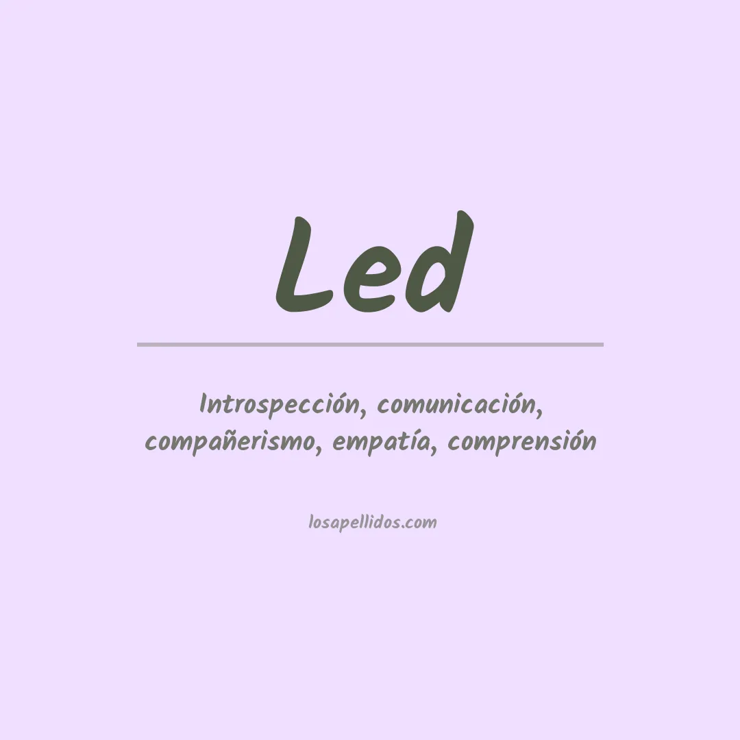 Apellido Led