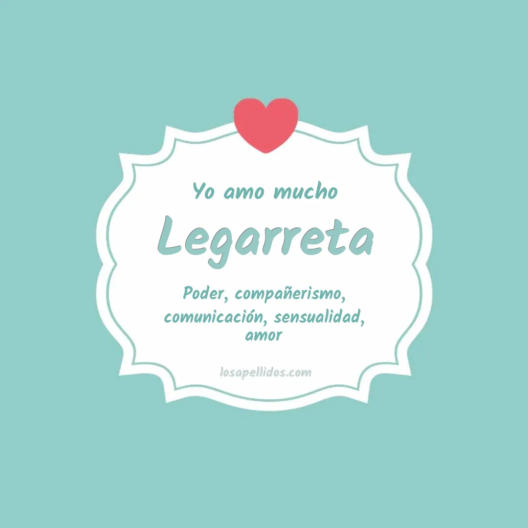 Yo amo mucho Legarreta