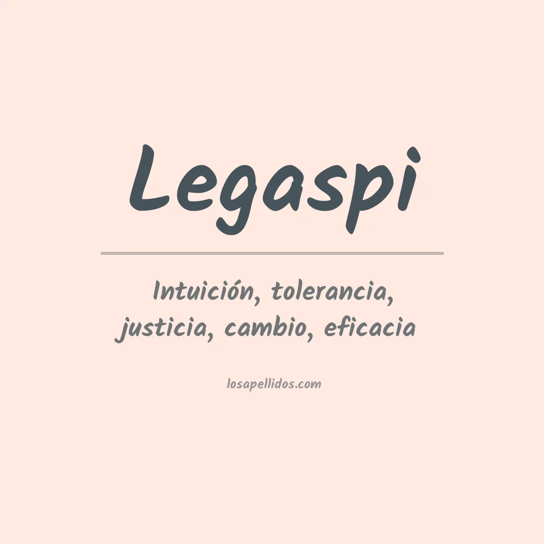 Apellido Legaspi