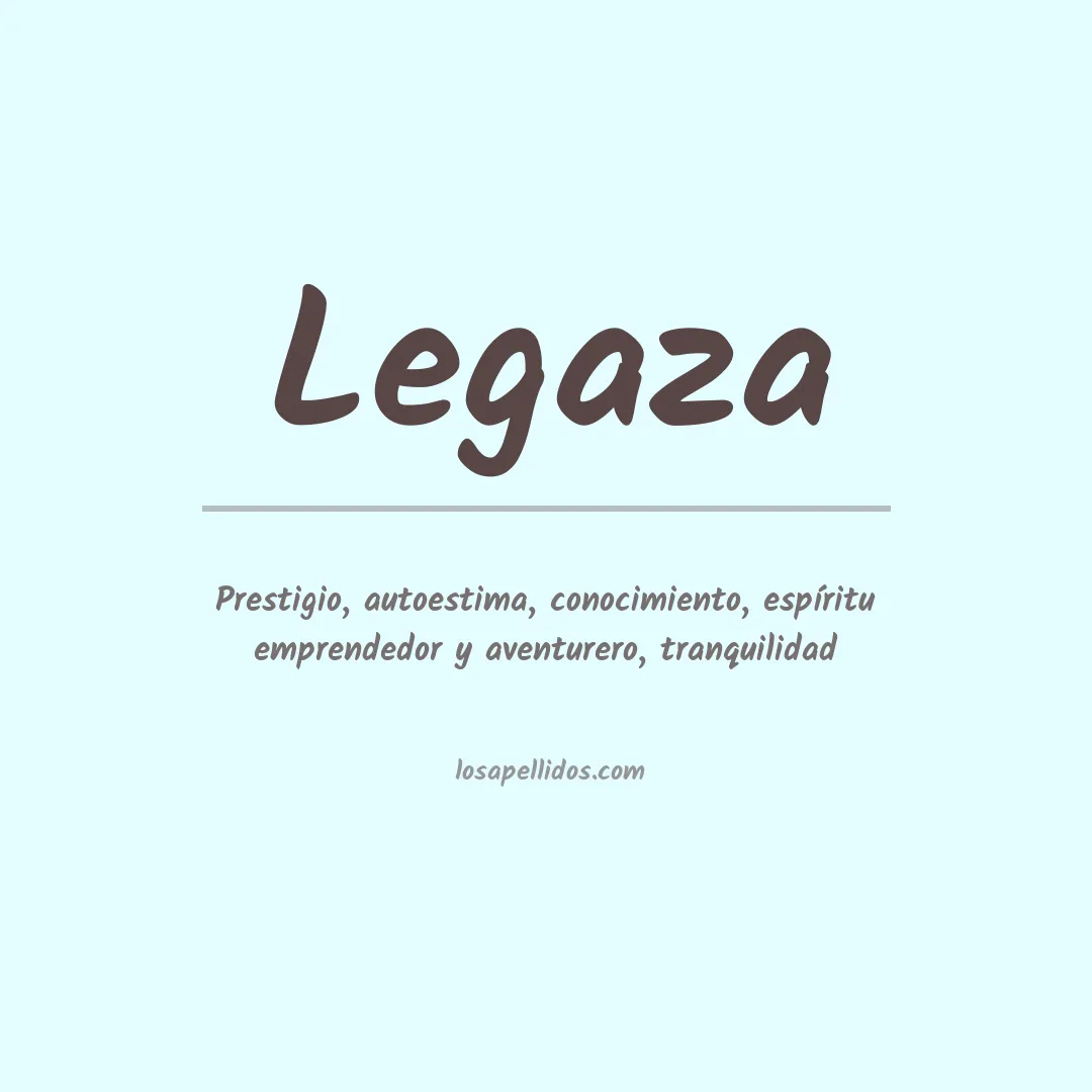 Apellido Legaza