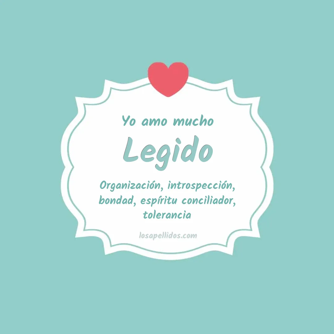 Yo amo mucho Legido