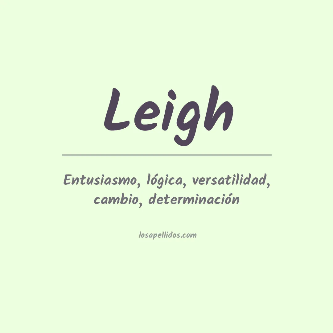 Apellido Leigh