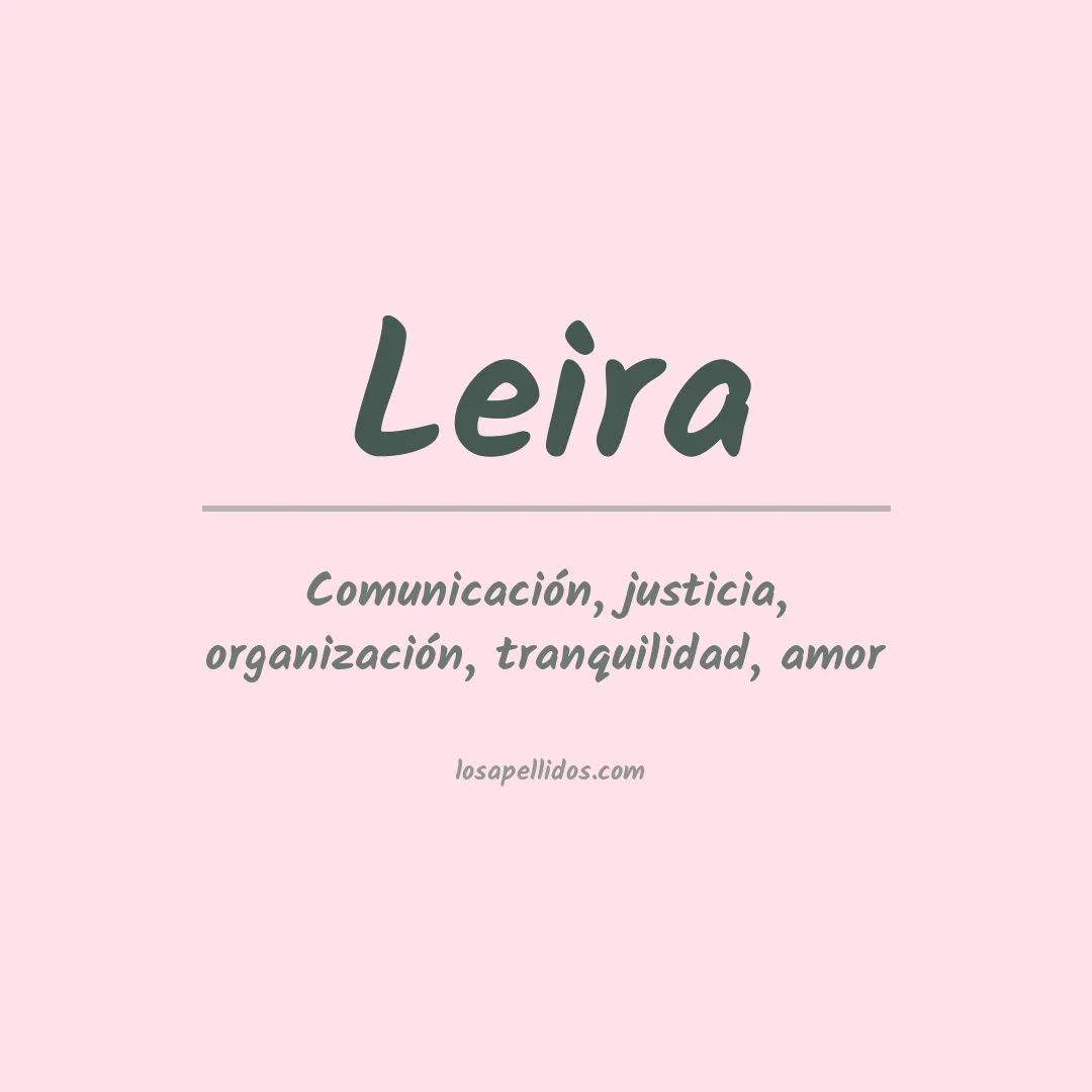 Apellido Leira