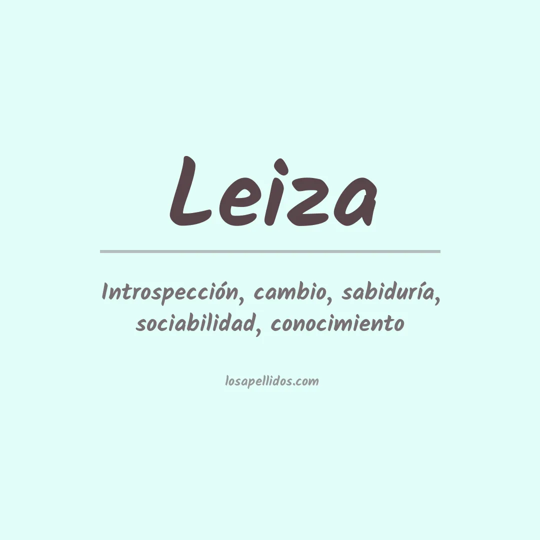 Apellido Leiza