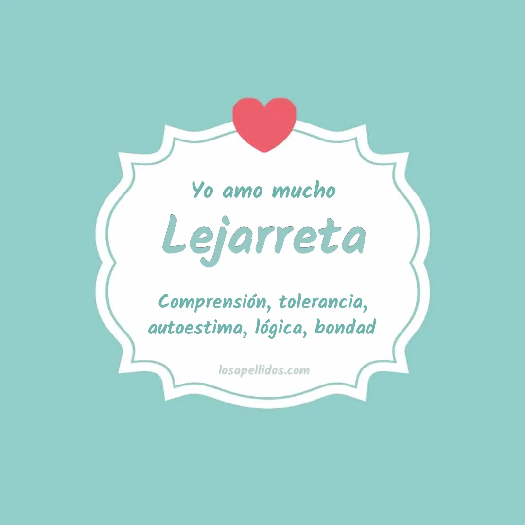 Yo amo mucho Lejarreta