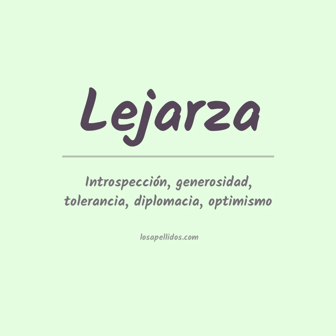 Apellido Lejarza