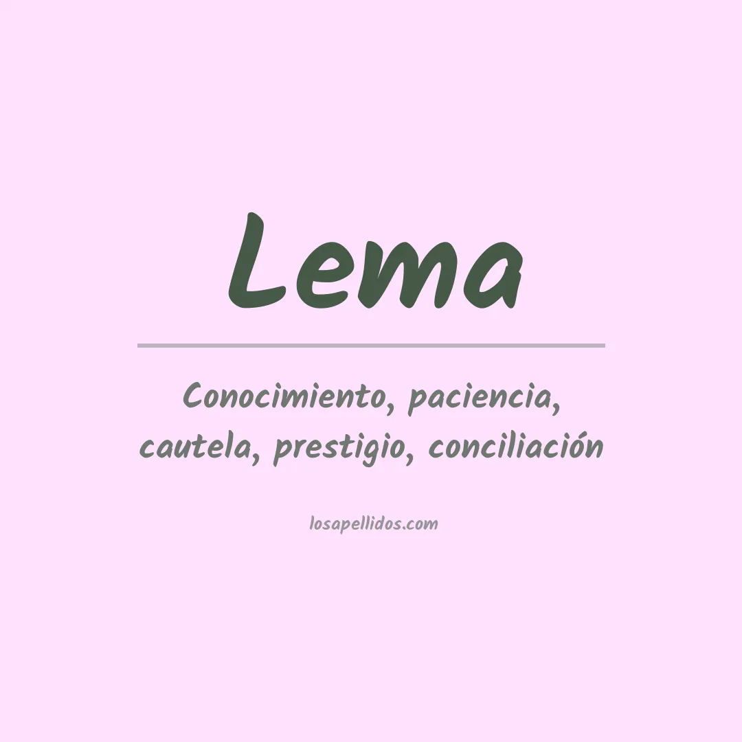 Apellido Lema
