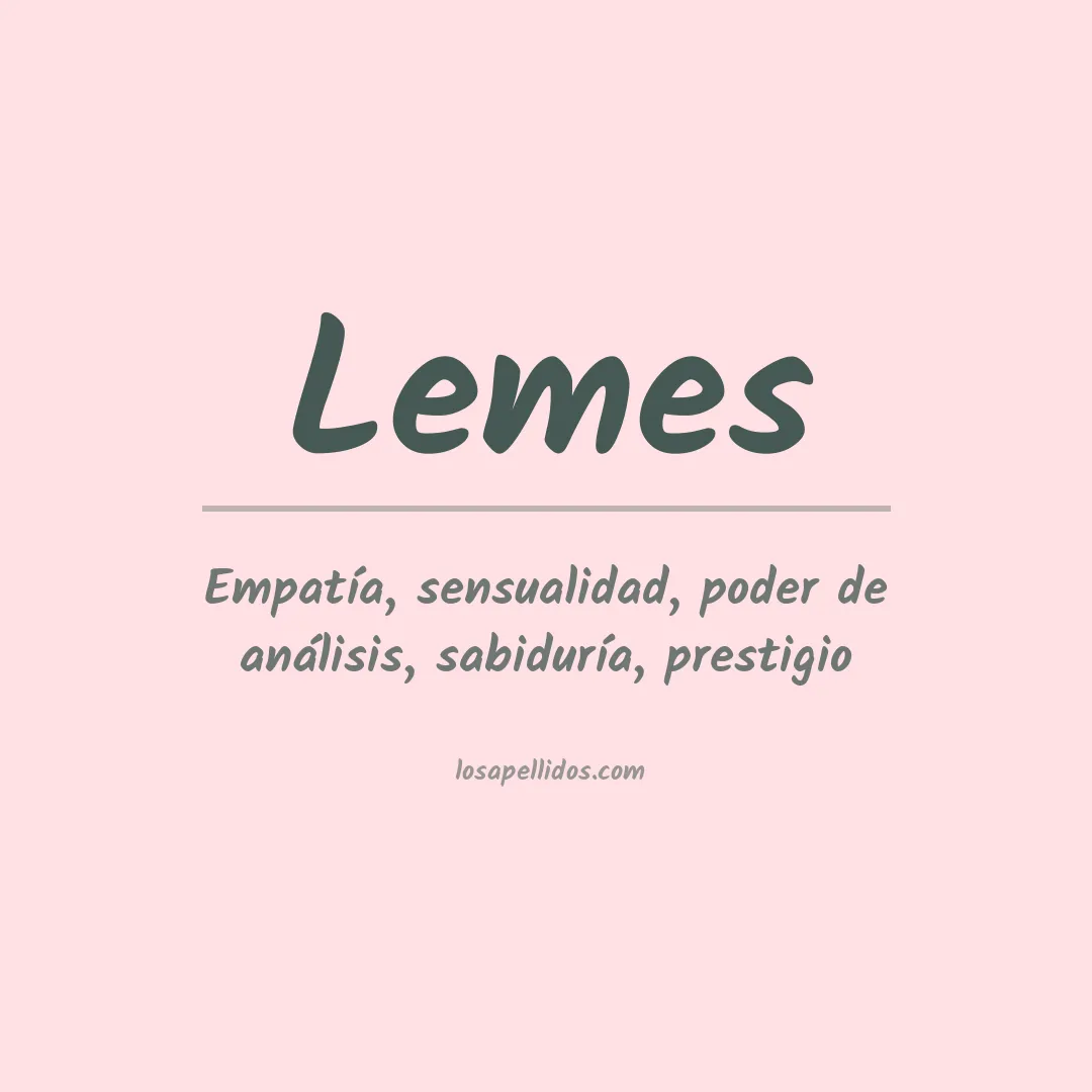 Apellido Lemes