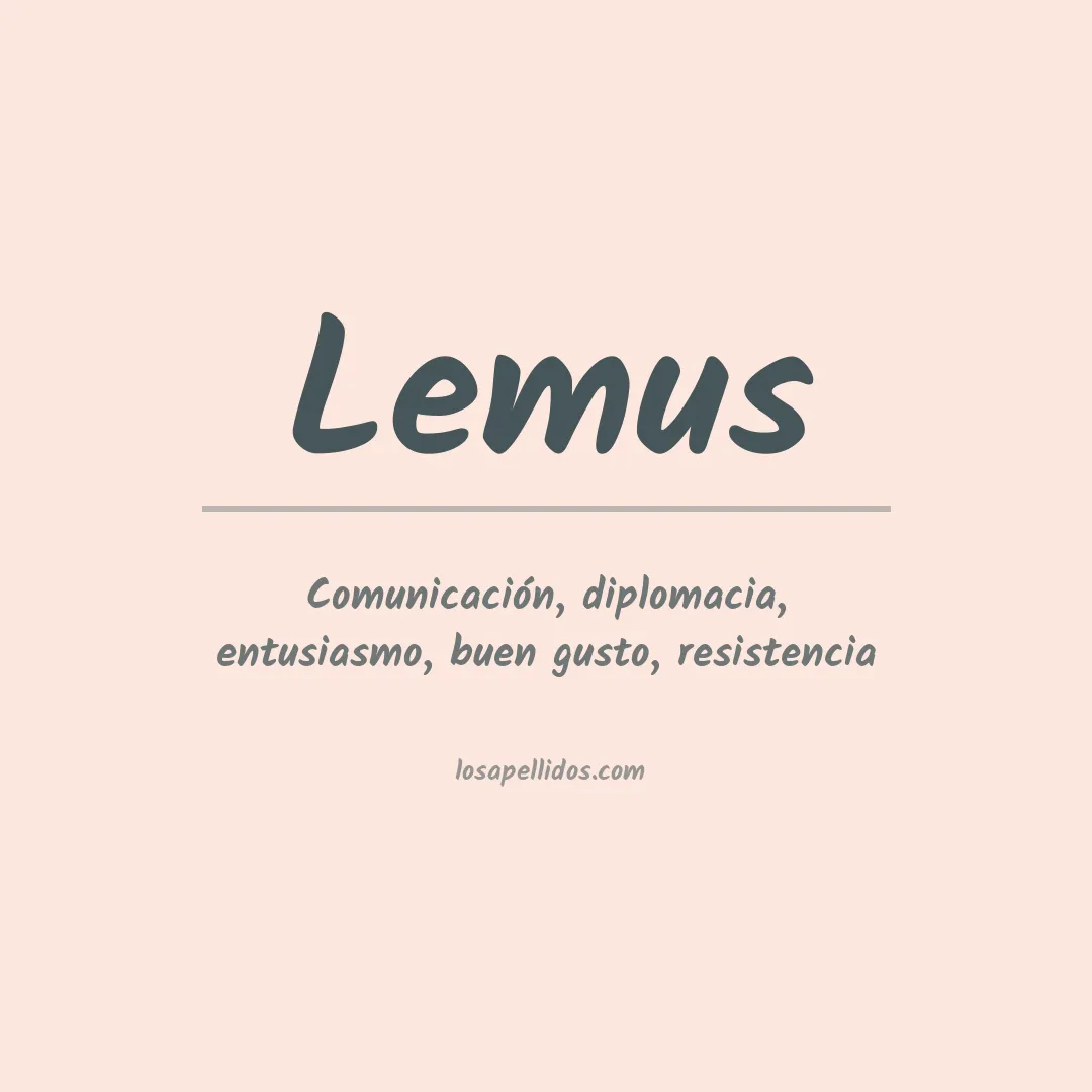 Apellido Lemus