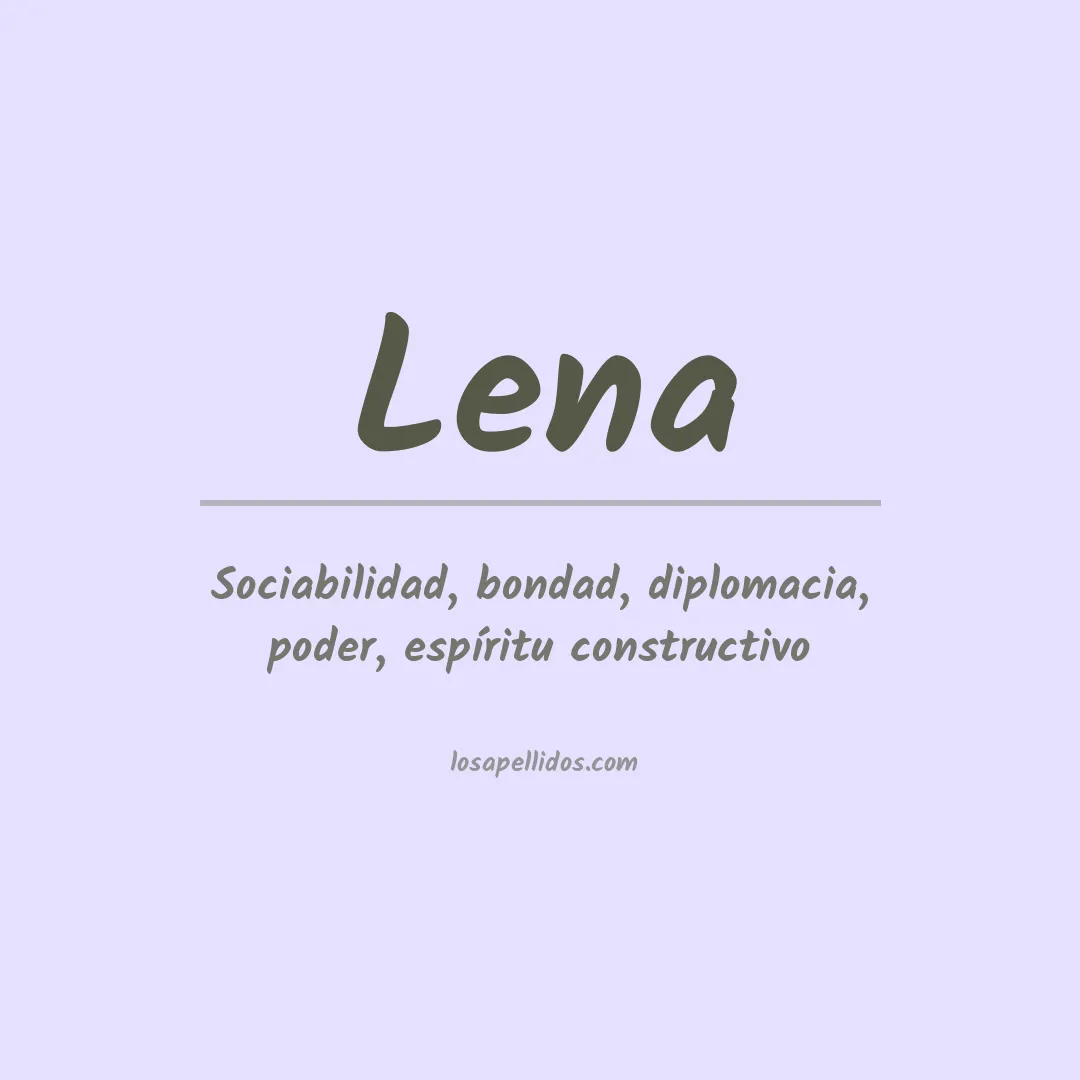 Apellido Lena
