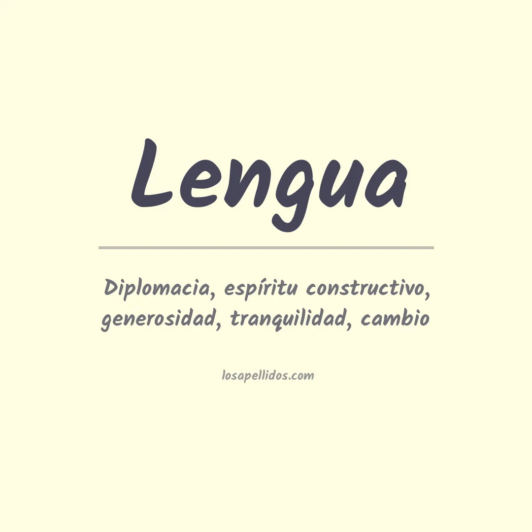 Apellido Lengua