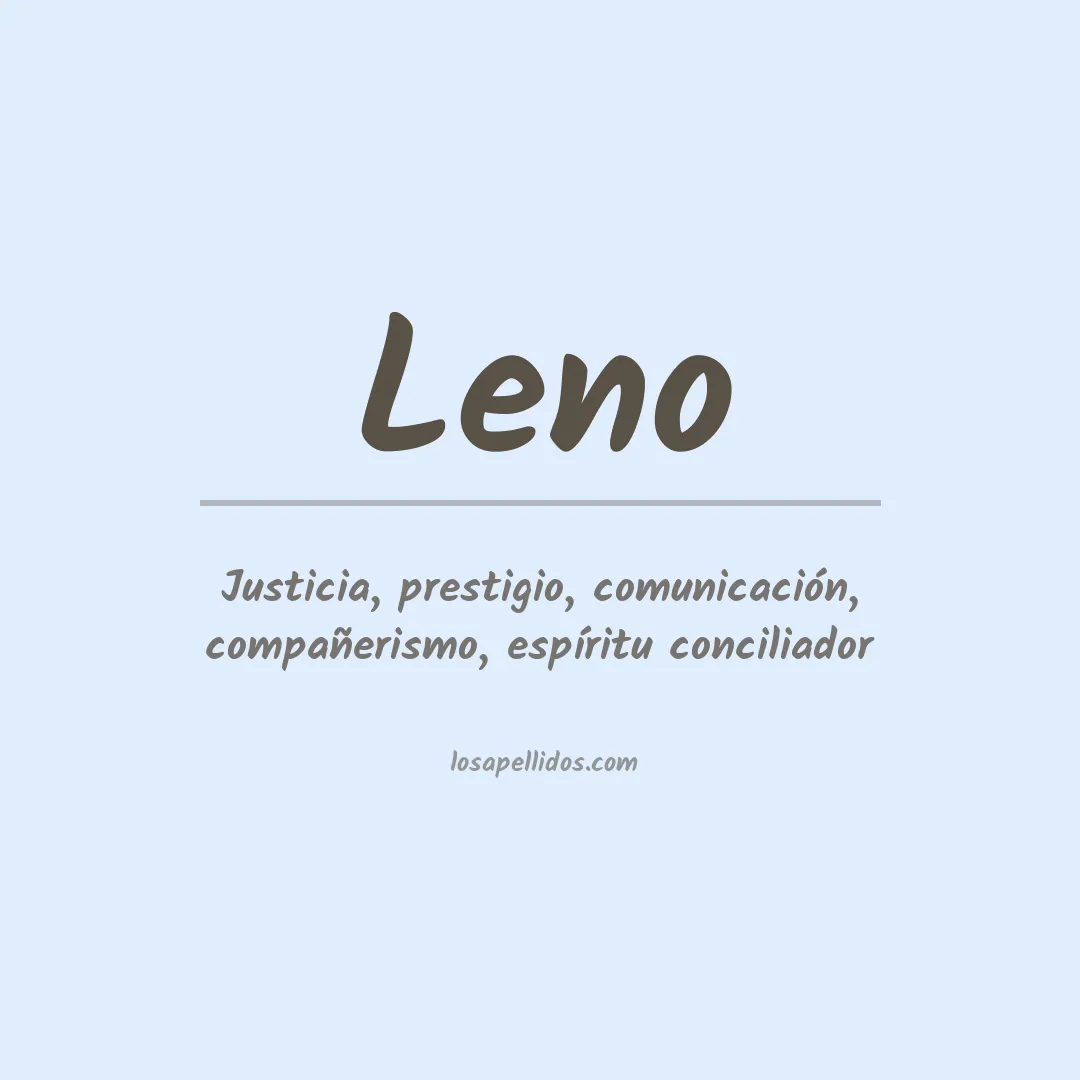 Apellido Leno