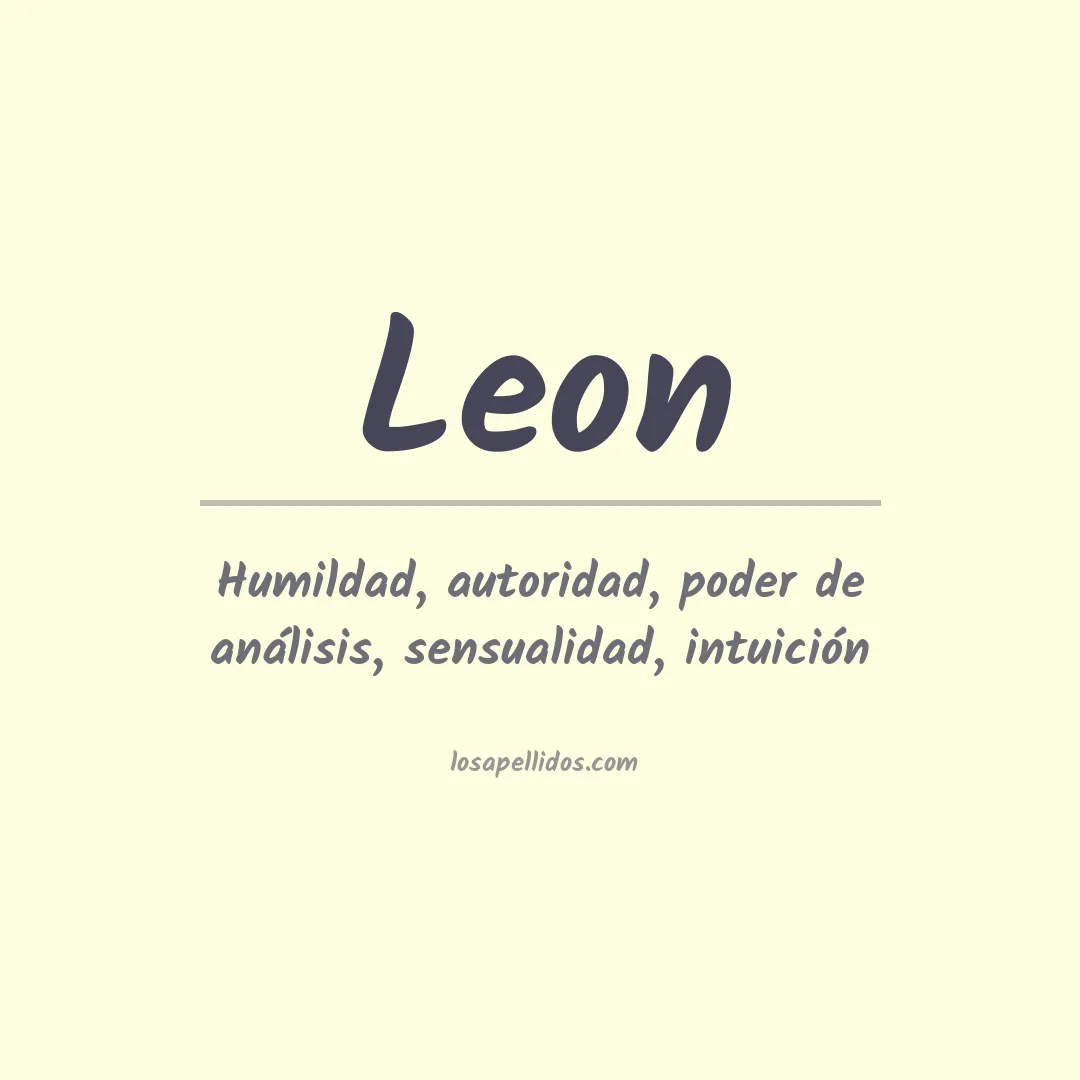 Apellido Leon