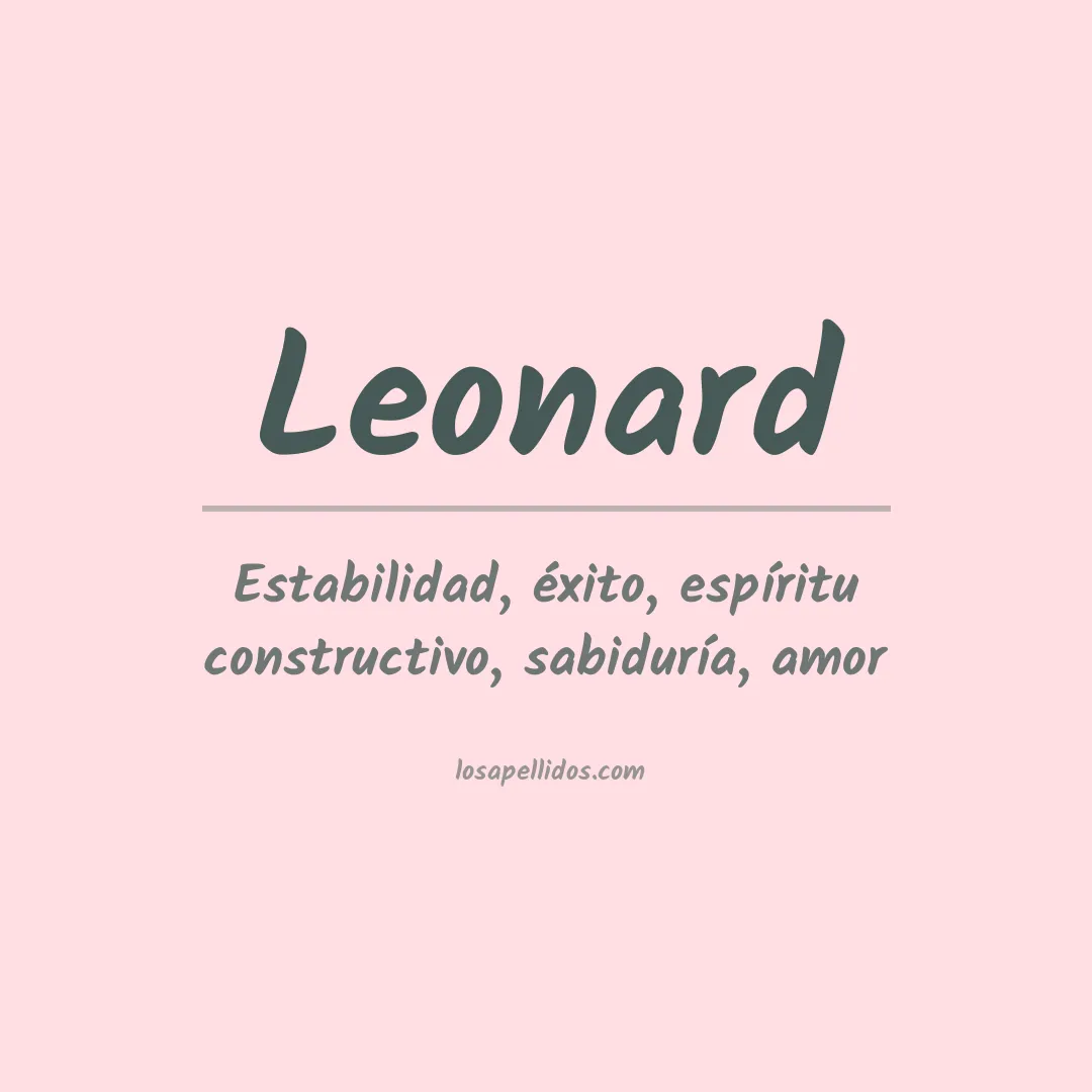 Apellido Leonard